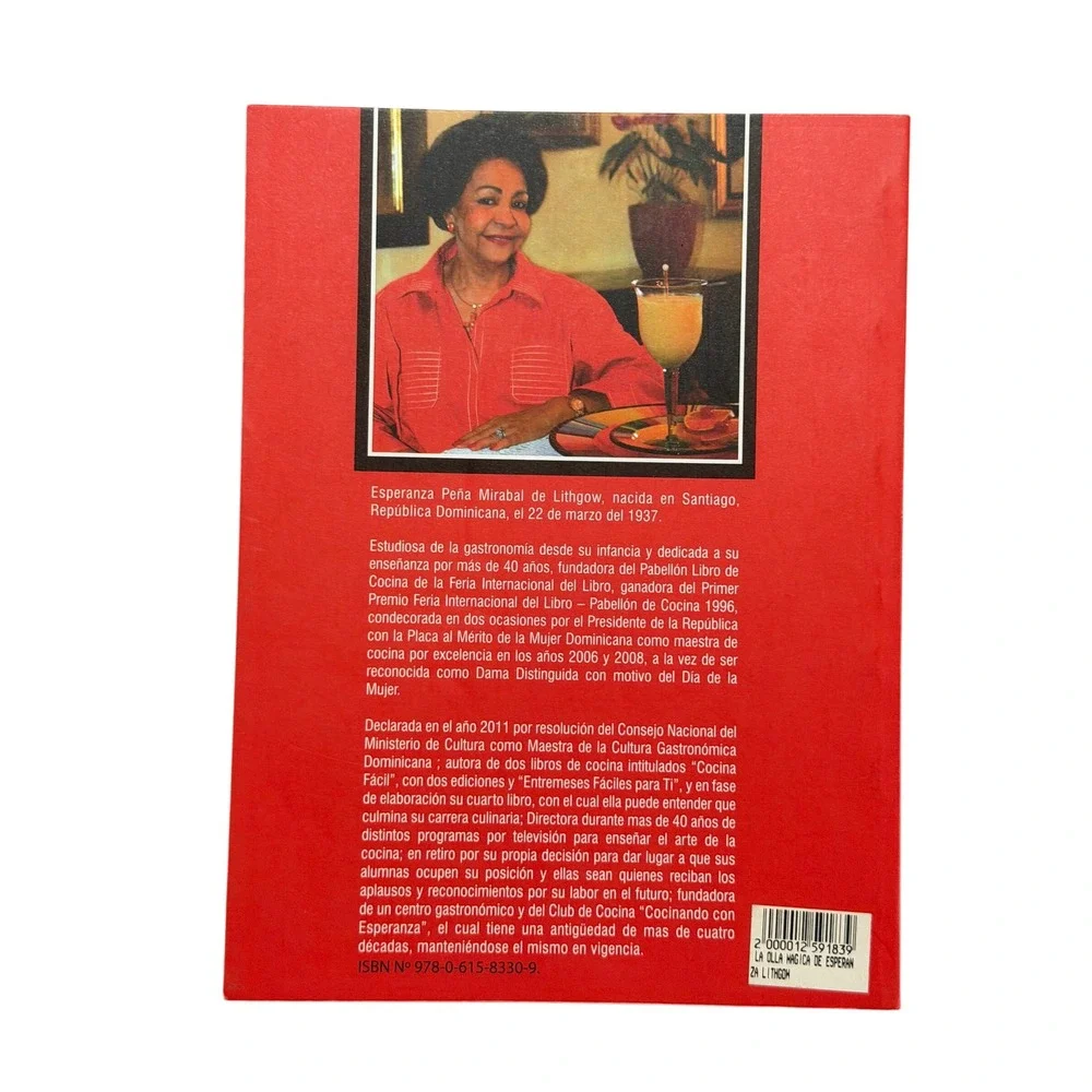 Esperanza Lithgow La Olla Magica Cookbook Spanish 263 Recetas 1st Ed EXTRANA